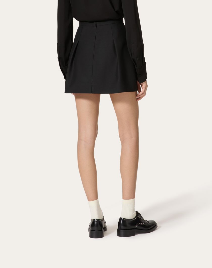 Valentino Handbags Gonna In Crepe Couture per Donna in Nero | Valentino IT Comprare a buon mercato