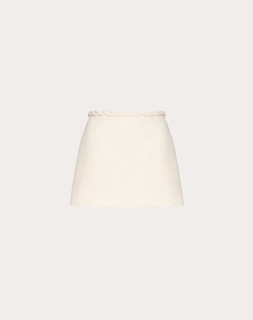 Valentino Handbags Gonna In Crepe Couture per Donna in Avorio | Valentino IT