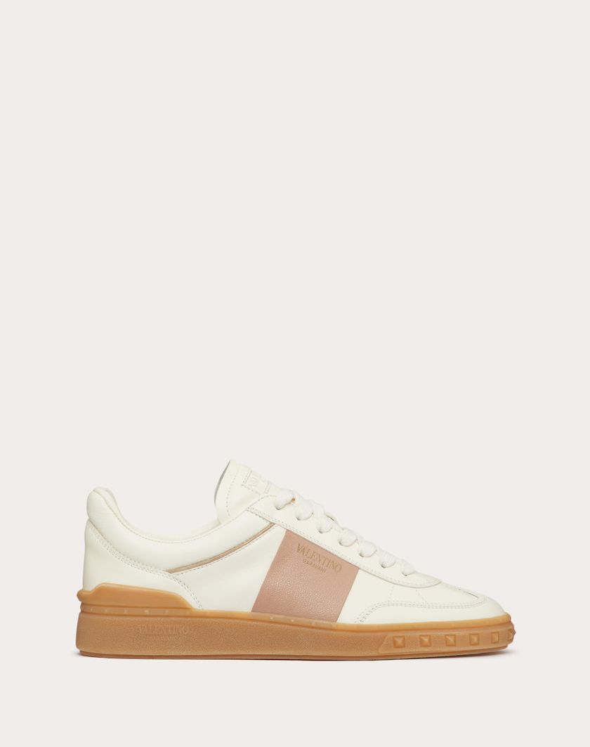 Valentino Handbags Sneaker Upvillage In Vitello Nappato per Donna in Rose Cannelle | Valentino IT