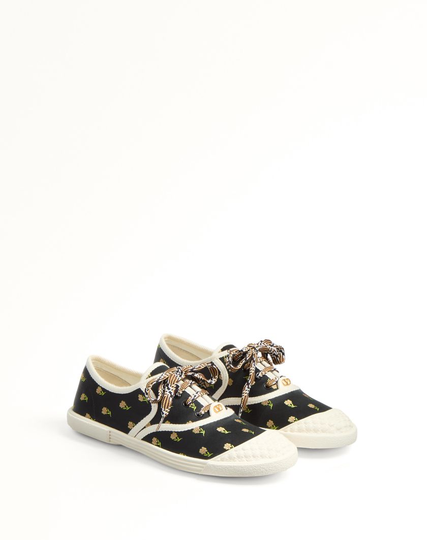 Valentino Handbags Sneaker Bay By Bay In Tessuto Papier Floral per Donna in Multicolor | Valentino IT Online Outlet