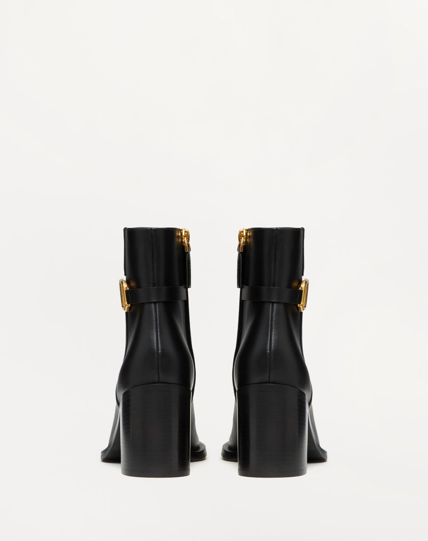 Valentino Handbags Stivaletto Vlogo Signature In Vitello 75mm per Donna in Nero | Valentino IT Liquidazione
