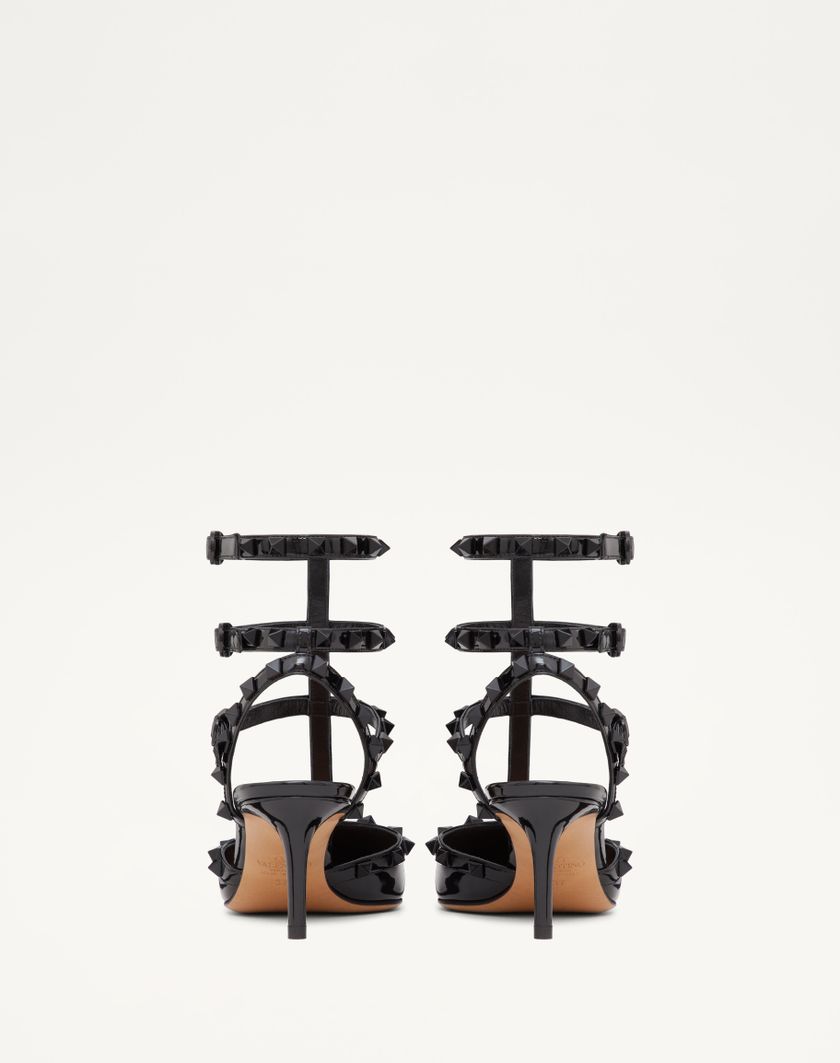 Valentino Handbags Décolleté Rockstud In Vernice Con Cinturini E Borchie In Tono 65mm per Donna in Nero | Valentino IT Ultimi due giorni