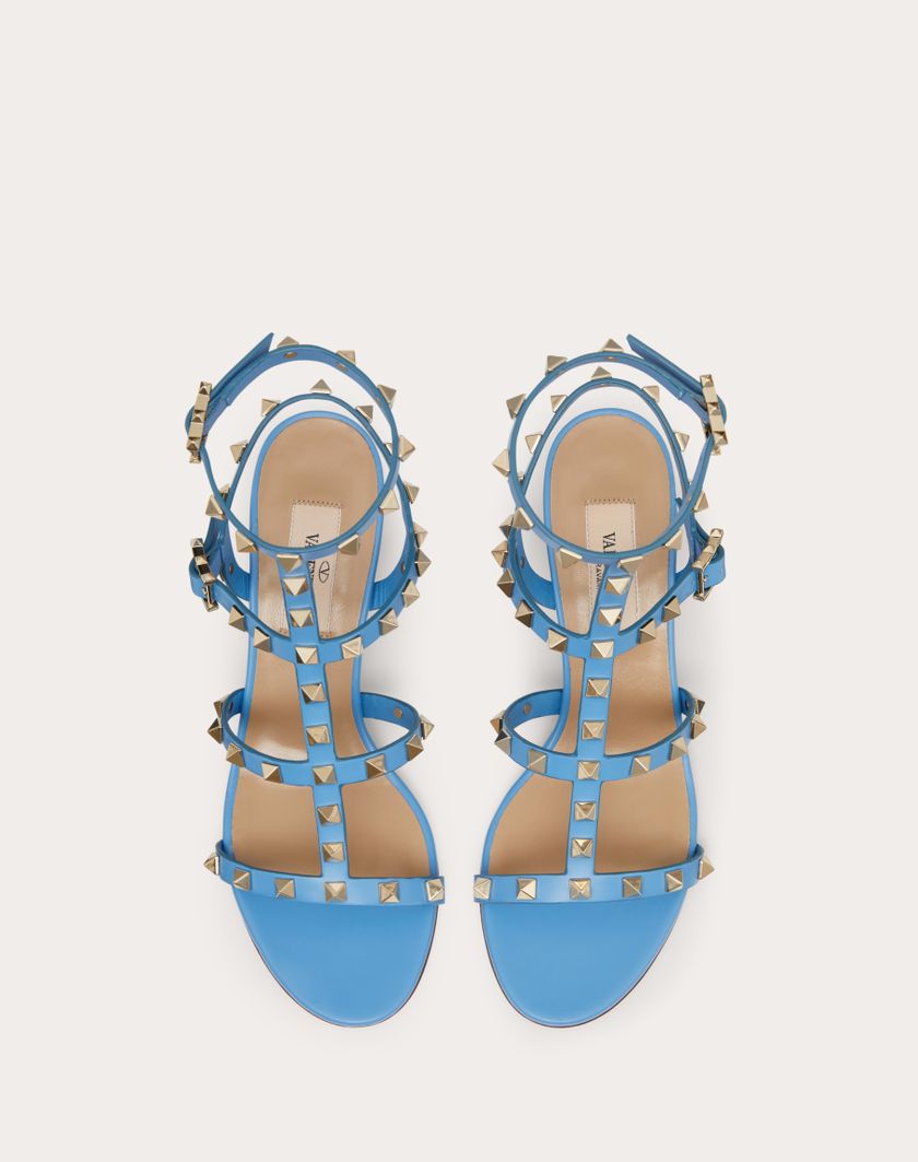 Valentino Handbags Sandalo Rockstud Con Cinturini 60mm per Donna in Poudre | Valentino IT Solo un giorno rimasto