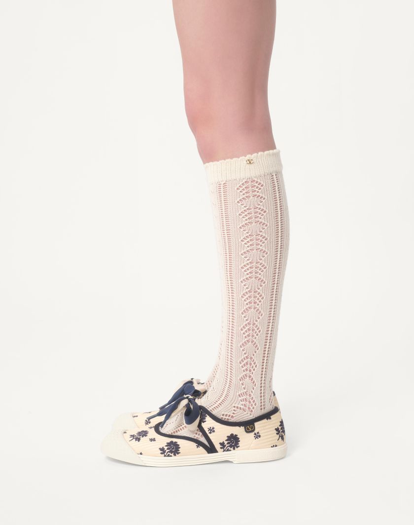 Valentino Handbags Shorts In Damier Light Tweed per Donna in Avorio/nero | Valentino IT Offerta