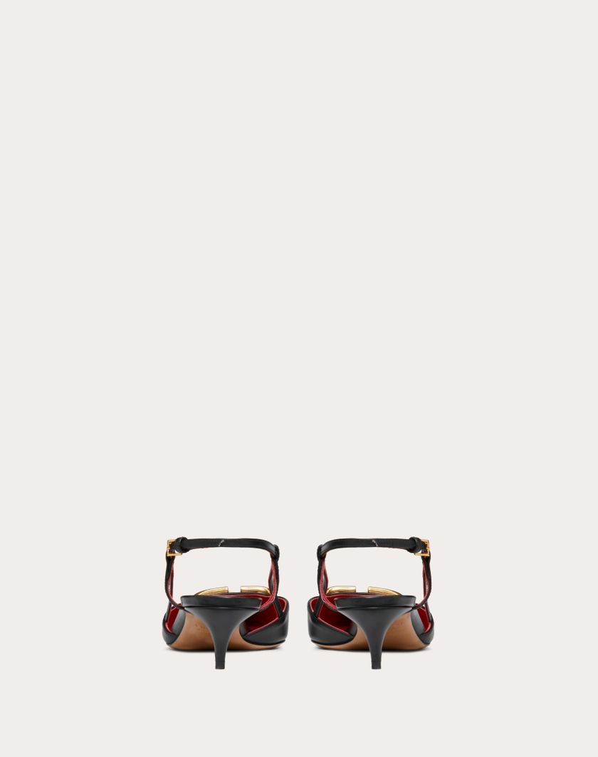 Valentino Handbags Décolleté Slingback Vlogo Signature In Vitello 40mm per Donna in Nero | Valentino IT Spedizione gratuita
