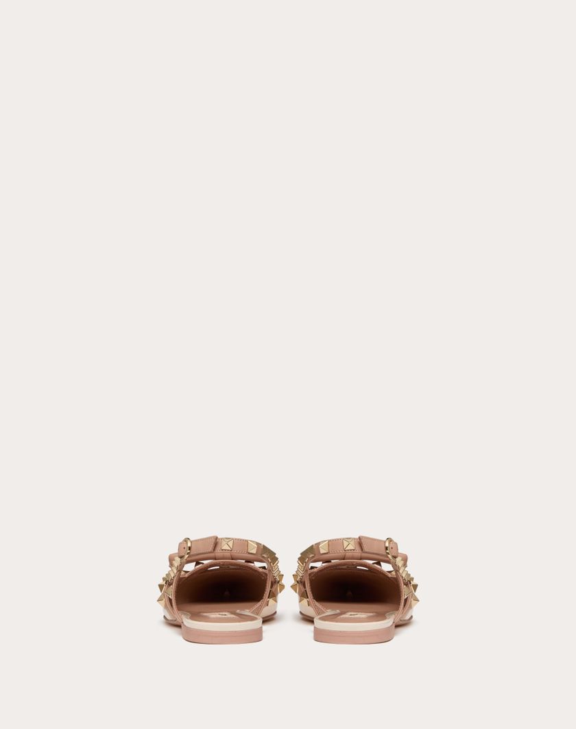 Valentino Handbags Ballerina Slingback Rockstud Bow In Vernice per Donna in Rose Cannelle | Valentino IT Offerta esclusiva
