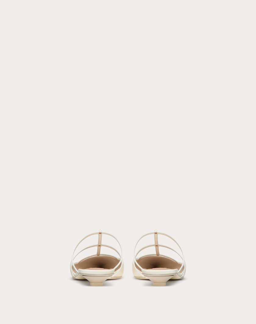 Valentino Handbags Mule Rockstud Wispy In Vitello 20mm per Donna in Nero | Valentino IT Cyber Monday