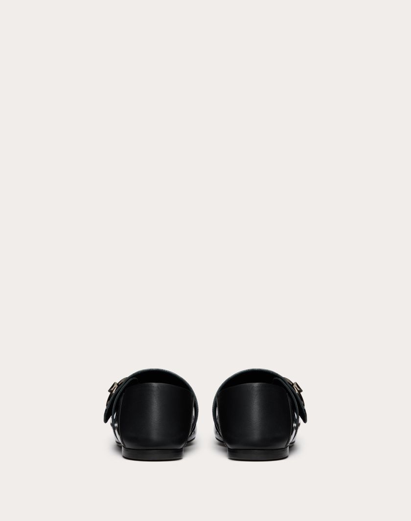 Valentino Handbags Ballerina Mary-jane Vlogo Locker In Vernice per Donna in Nero | Valentino IT Offerta San Valentino