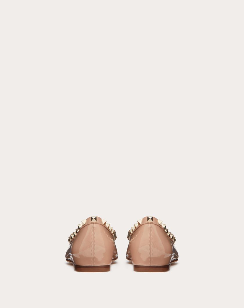 Valentino Handbags Ballerina Rockstud In Vernice per Donna in Nero | Valentino IT Offerte giornaliere