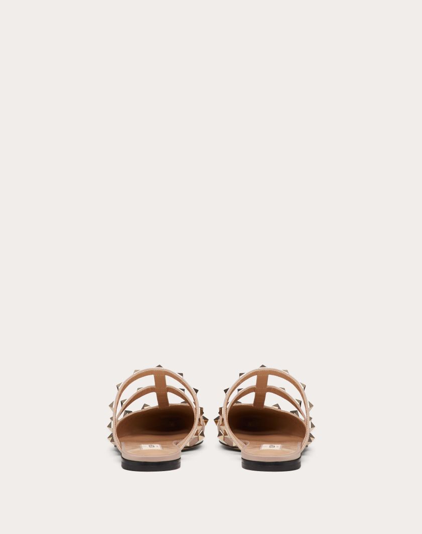 Valentino Handbags Mule Rockstud In Vernice per Donna in Poudre | Valentino IT Super Saving Price