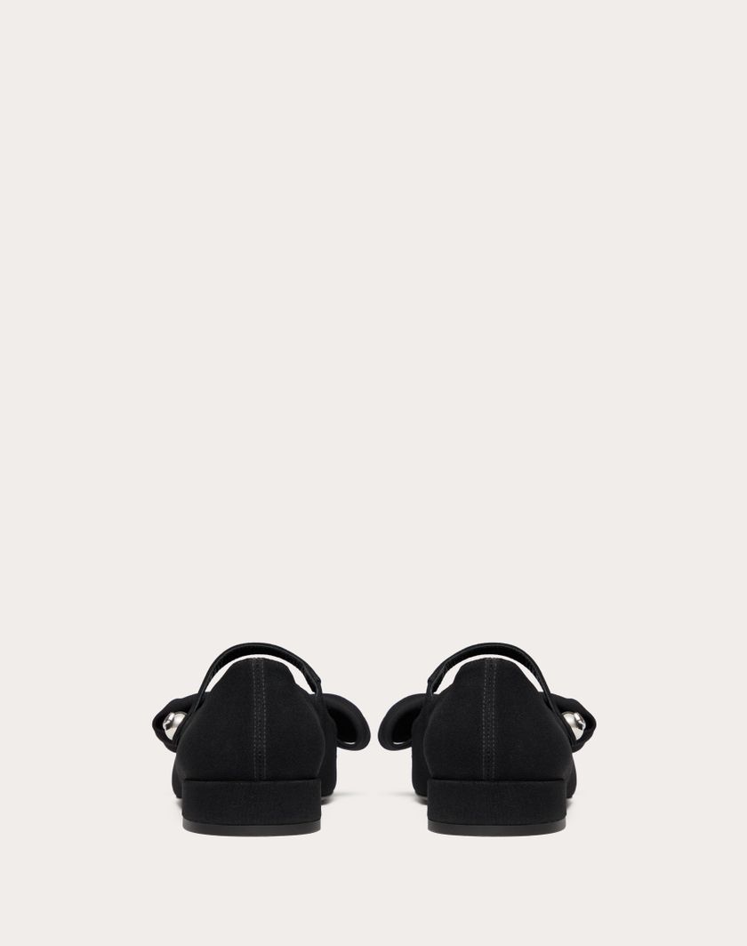 Valentino Handbags Ballerina Mary-jane Valentino Garavani Bowjane In Tessuto Crepe 20mm per Donna in Nero | Valentino IT Ritorno libero