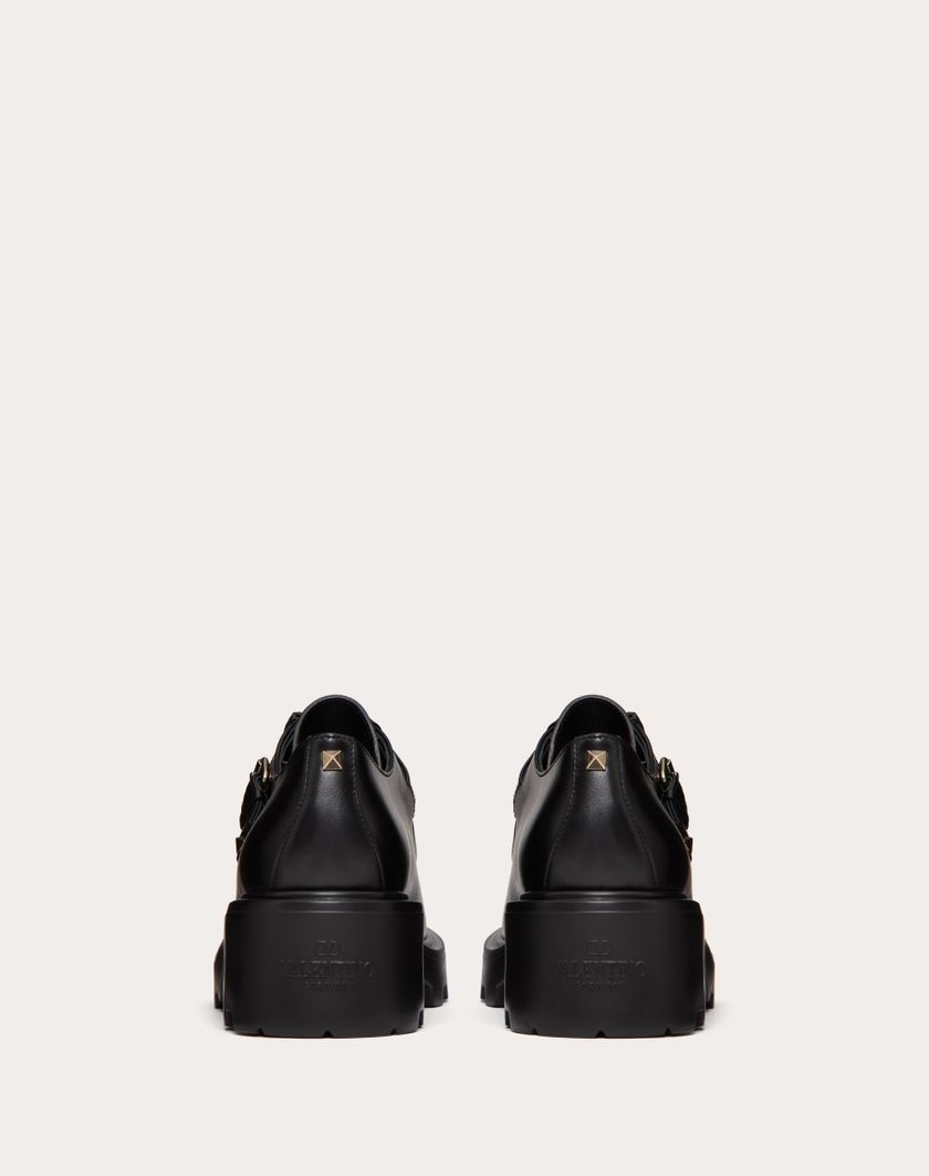 Valentino Handbags Single Monk Strap Rockstud In Vitello 55mm per Donna in Nero | Valentino IT ACQUISTA ORA