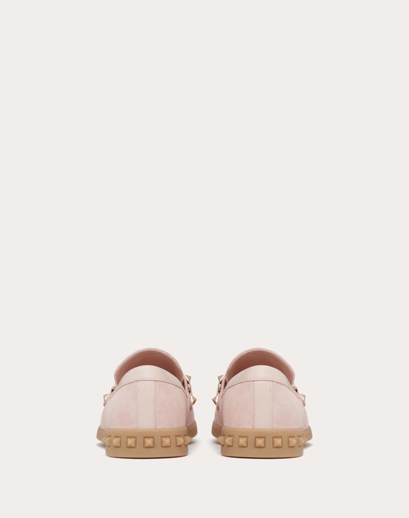 Valentino Handbags Mocassino Leisure Flows In Crosta per Donna in Cappuccino | Valentino IT Ultimo giorno