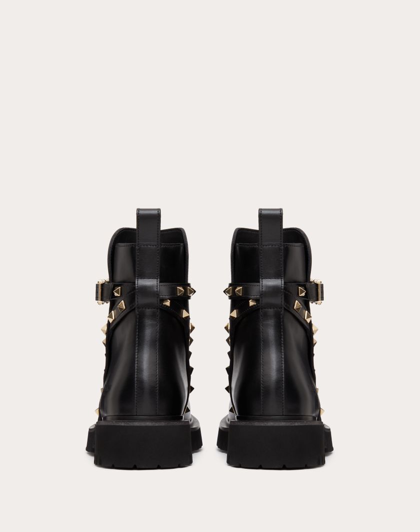 Valentino Handbags Stivaletto Rockstud In Vitello 40mm per Donna in Nero | Valentino IT Enormi sconti