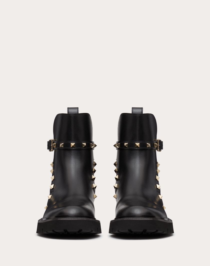 Valentino Handbags Stivaletto Rockstud In Vitello 40mm per Donna in Nero | Valentino IT Enormi sconti