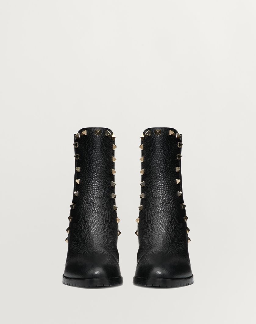 Valentino Handbags Stivaletto Rockstud In Vitello Granato 80mm per Donna in Nero | Valentino IT Trasporto libero internazionale