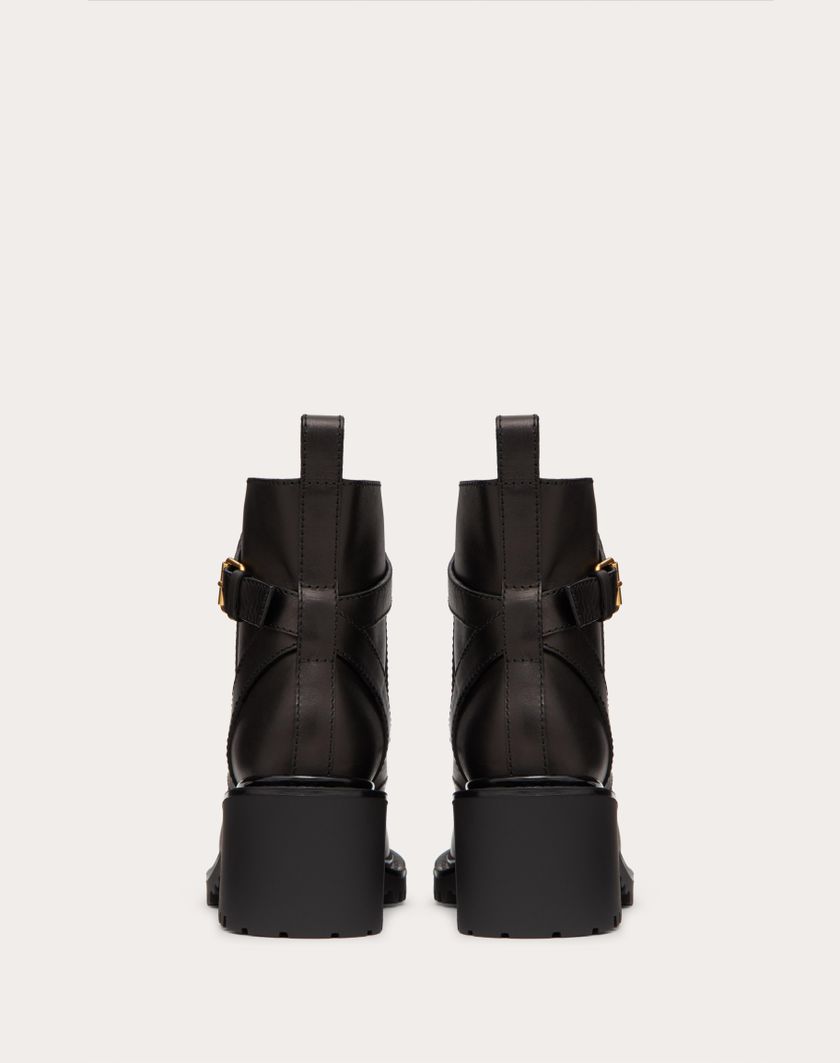 Valentino Handbags Combat Boot Vlogo Signature In Vitello 70mm per Donna in Nero | Valentino IT Black Friday Prezzi