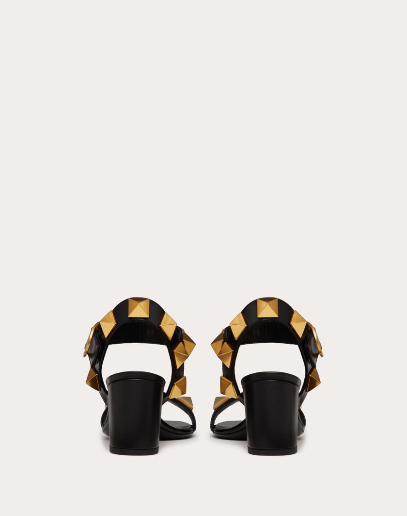 Valentino Handbags Sandalo Roman Stud In Vitello 60mm per Donna in Nero | Valentino IT Fino Al -60%