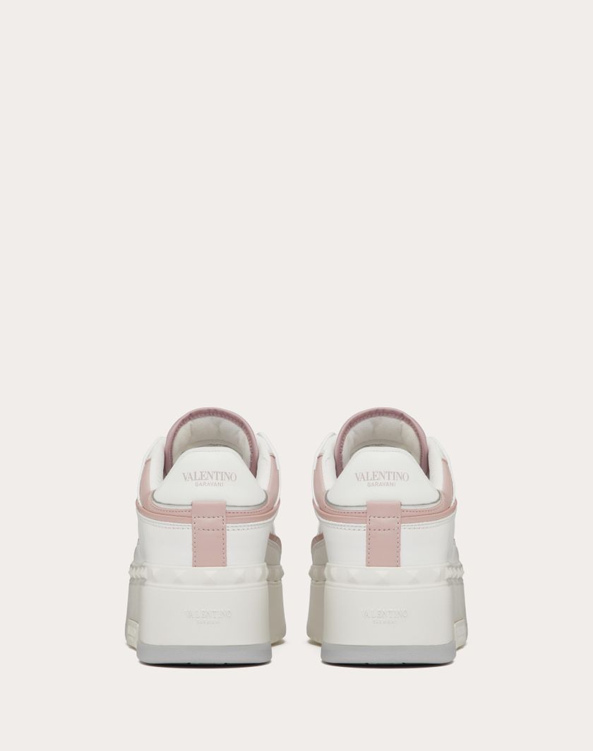 Valentino Handbags Sneaker Freedots Xl In Vitello per Donna in Bianco/rose/silver | Valentino IT Offerte