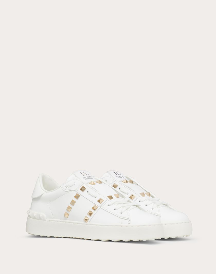 Valentino Handbags Sneaker Rockstud Untitled per Donna in Bianco | Valentino IT Vendita Calda