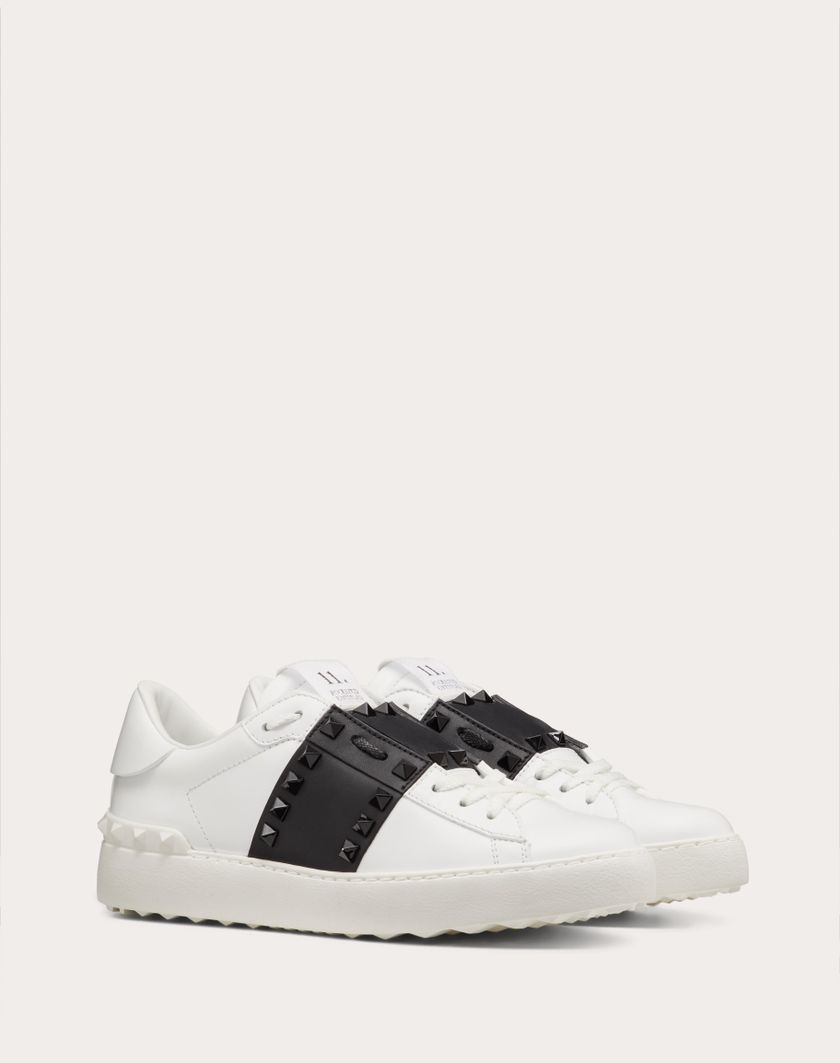 Valentino Handbags Sneaker Rockstud Untitled In Vitello Con Borchie In Tono per Donna in Bianco/ Nero | Valentino IT I Più Venduti