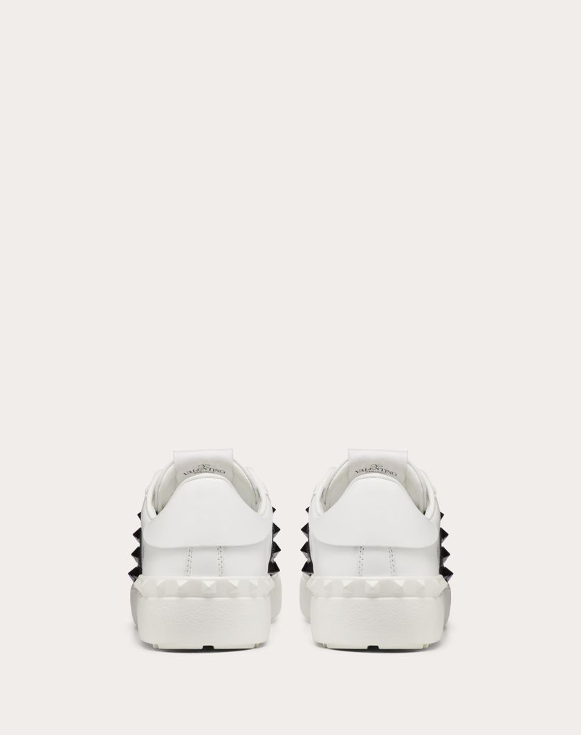 Valentino Handbags Sneaker Rockstud Untitled In Vitello Con Borchie In Tono per Donna in Bianco/ Nero | Valentino IT I Più Venduti