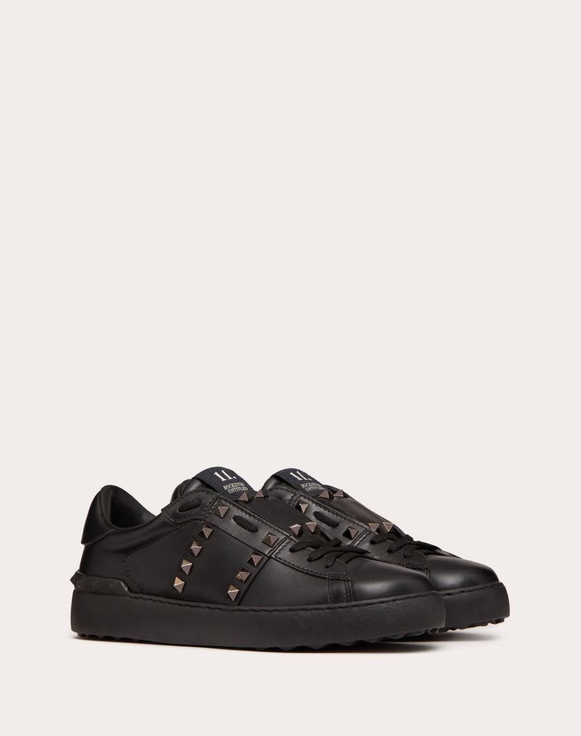 Valentino Handbags Sneaker Rockstud Untitled Noir In Vitello per Donna in Nero | Valentino IT Vendite Flash