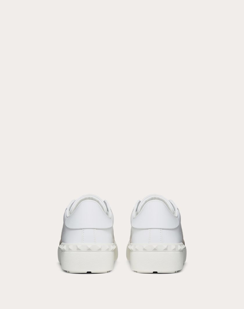 Valentino Handbags Sneaker Open Con Banda Metallizzata per Donna in Bianco/platino | Valentino IT In Saldo