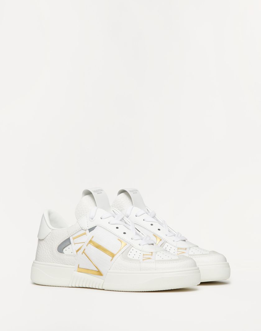 Valentino Handbags Sneaker Vl7n In Vitello E Nastri per Donna in Bianco/antique Brass | Valentino IT Comprare a buon mercato