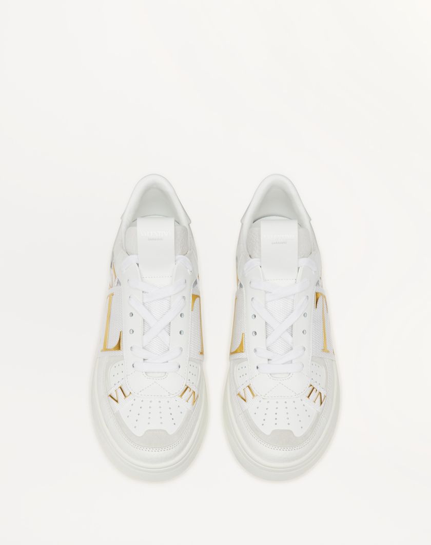 Valentino Handbags Sneaker Vl7n In Vitello E Nastri per Donna in Bianco/antique Brass | Valentino IT Comprare a buon mercato