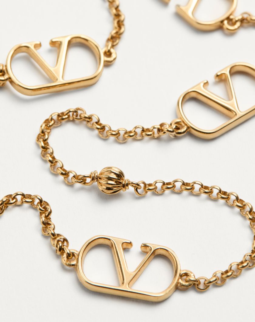 Valentino Handbags Collana Vlogo Signature In Metallo per Donna in Oro | Valentino IT Offerte giornaliere