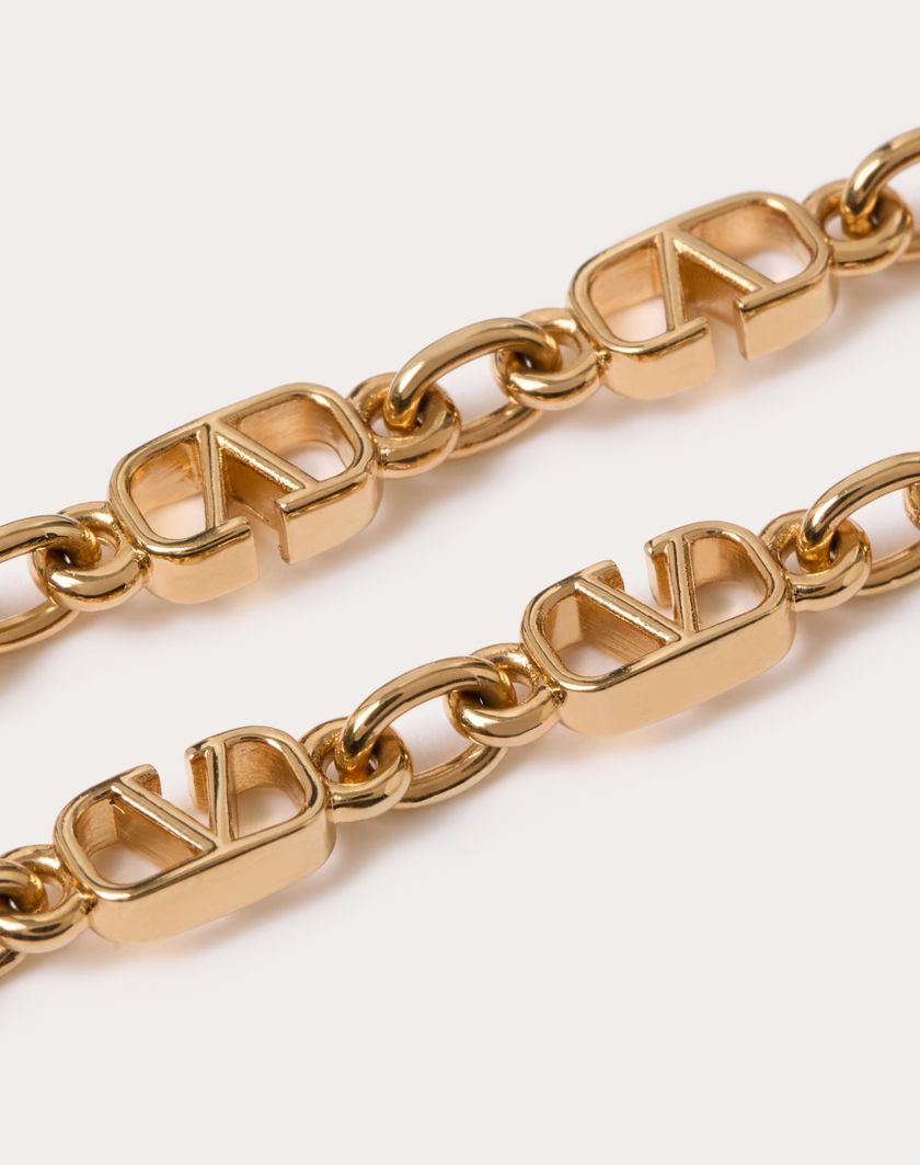 Valentino Handbags Collana Vlogo Signature In Metallo per Donna in Oro | Valentino IT Enormi risparmi