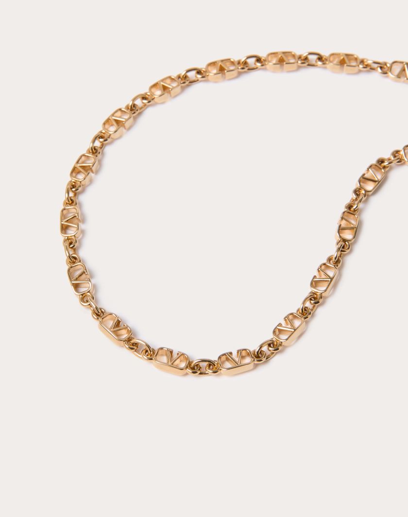Valentino Handbags Collana Vlogo Signature In Metallo per Donna in Oro | Valentino IT Enormi risparmi