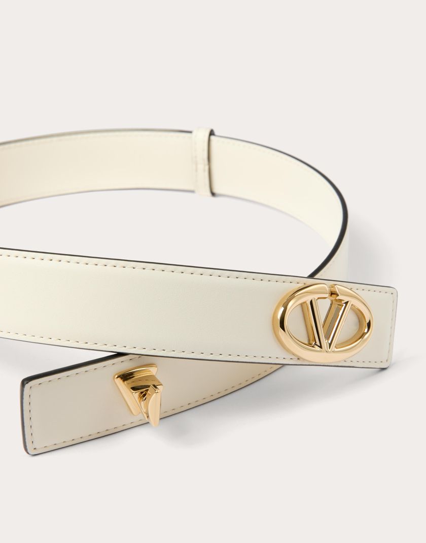 Valentino Handbags Cintura Vlogo The Bold Edition In Vitello 30 Mm per Donna in Nero | Valentino IT Super sconto