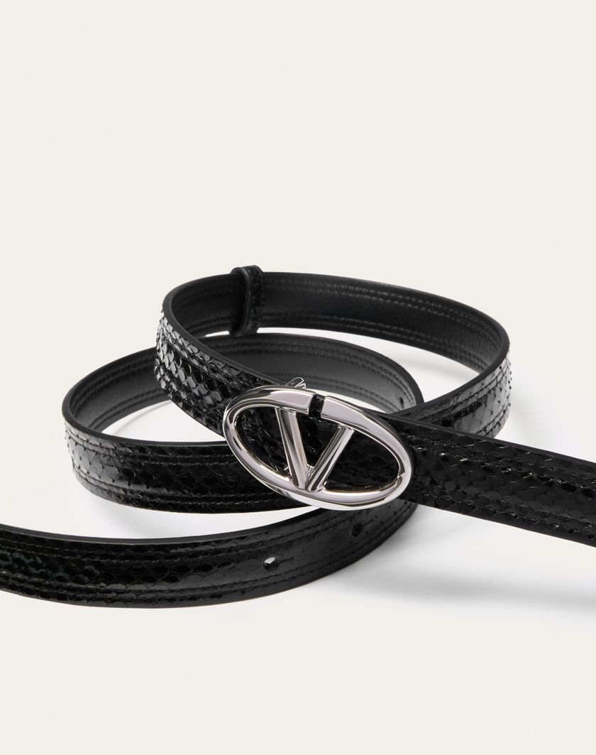Valentino Handbags Cintura Vlogo The Bold Edition In Ayers 20 Mm per Donna in Nero | Valentino IT Esporta salva