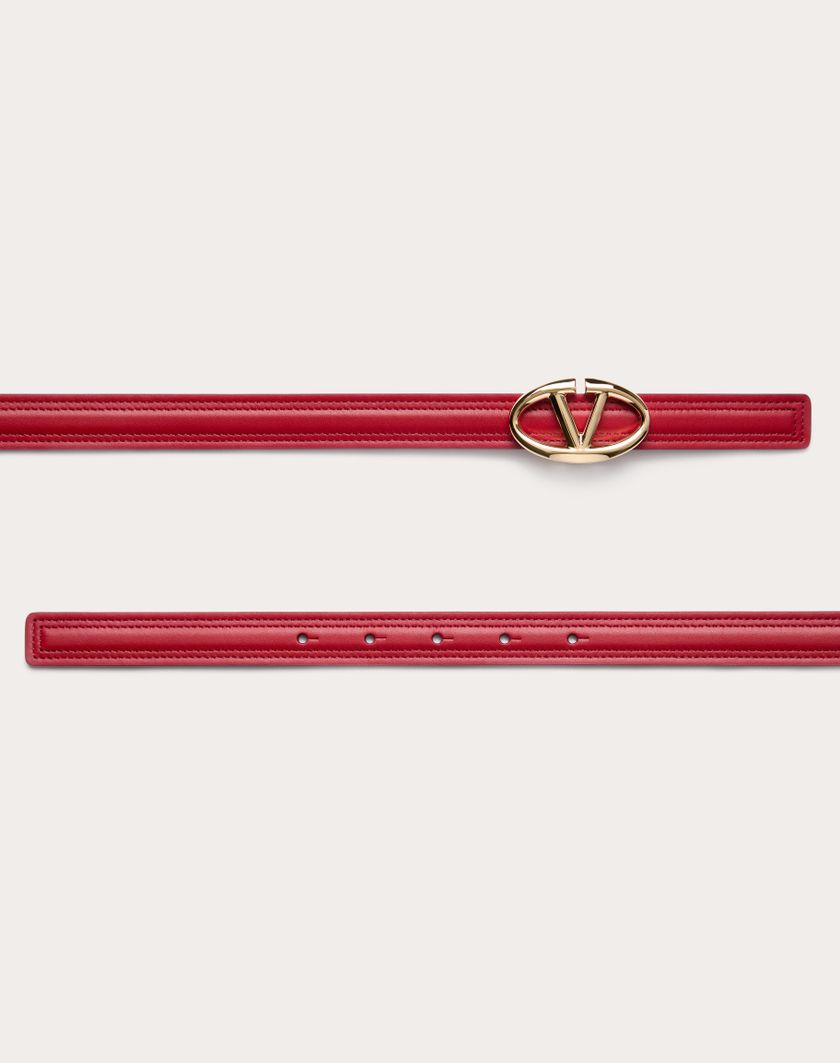 Valentino Handbags Cintura Vlogo The Bold Edition In Vitello Lucido 20 Mm per Donna in Nero/marrone | Valentino IT 50% di sconto per tempo limitato
