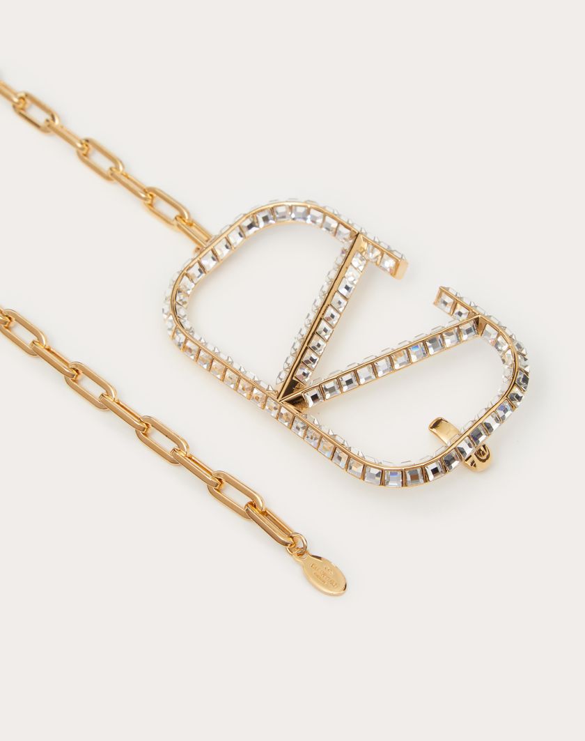 Valentino Handbags Cintura A Catena Vlogo Signature per Donna in Oro | Valentino IT Sottocosto