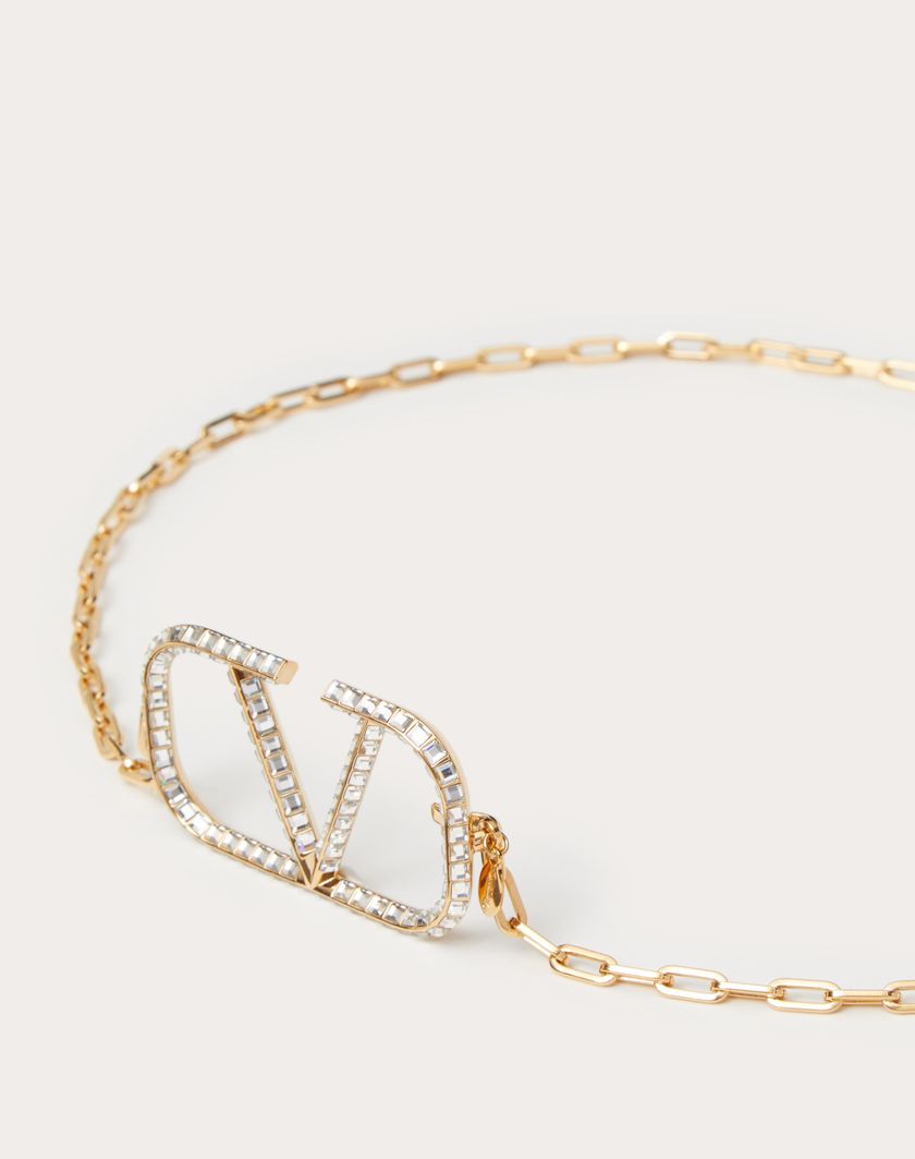 Valentino Handbags Cintura A Catena Vlogo Signature per Donna in Oro | Valentino IT Sottocosto