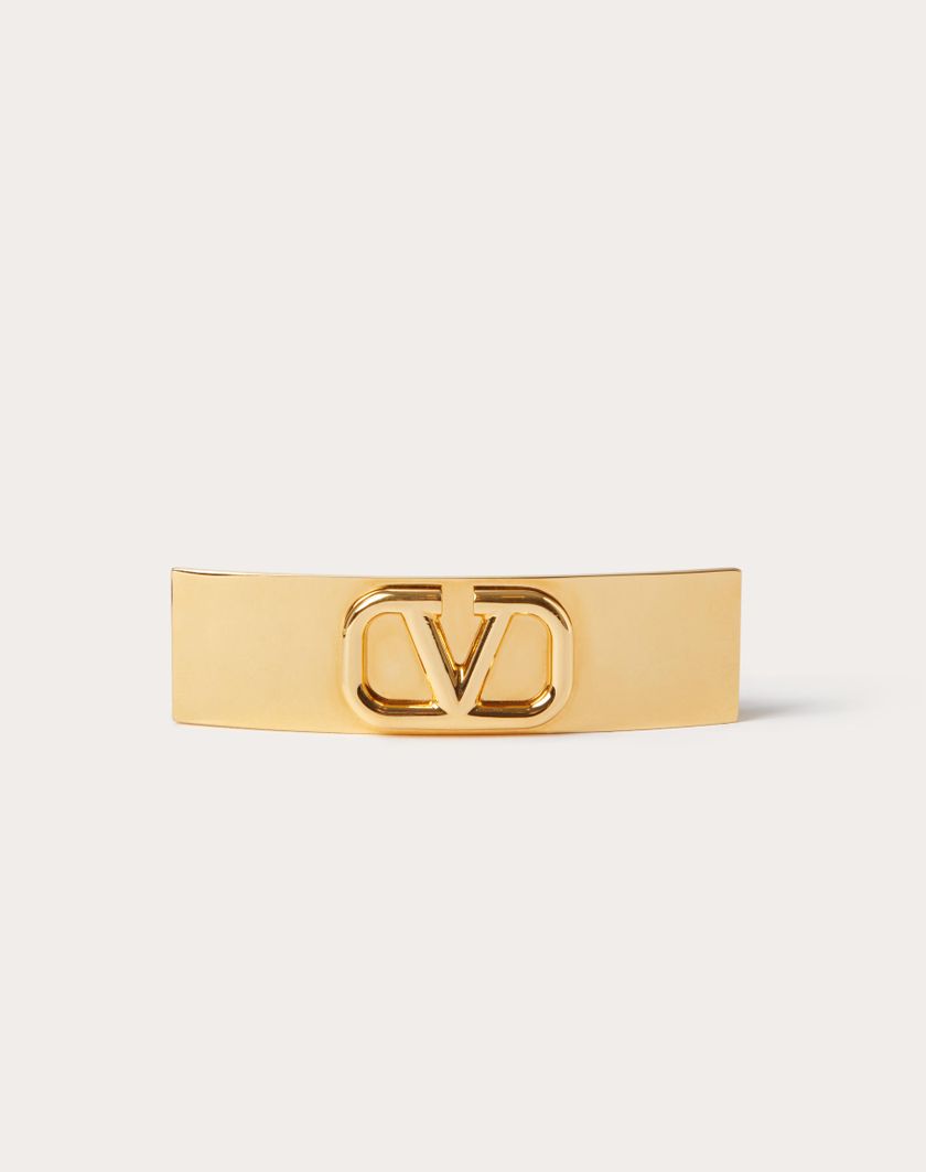 Valentino Handbags Fermaglio Per Capelli Vlogo Signature In Metallo per Donna in Oro | Valentino IT Offerte