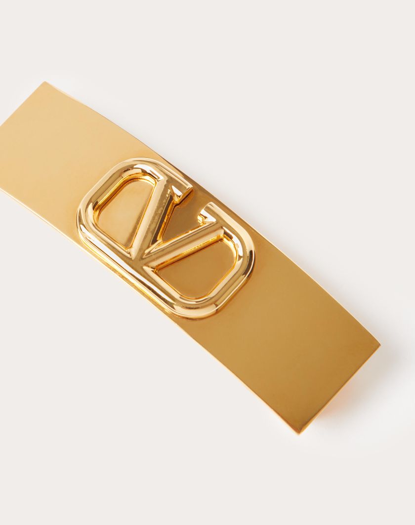 Valentino Handbags Fermaglio Per Capelli Vlogo Signature In Metallo per Donna in Oro | Valentino IT Offerte