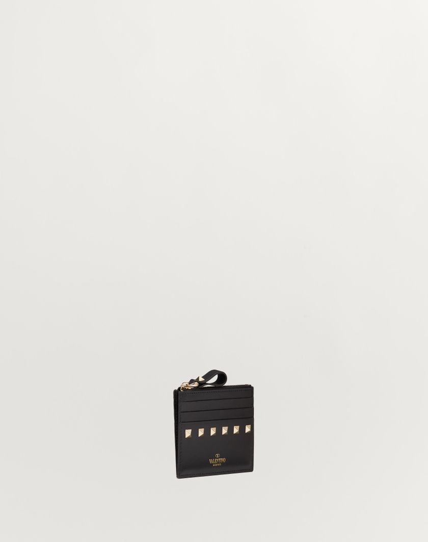 Valentino Handbags Portacarte Rockstud In Vitello Con Zip per Donna in Rosso V. | Valentino IT Offerta esclusiva