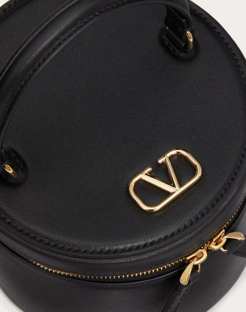 Valentino Handbags Mini Vanity Porta Gioielli Vlogo Signature In Vitello per Donna in Nero | Valentino IT Offerta settimanale