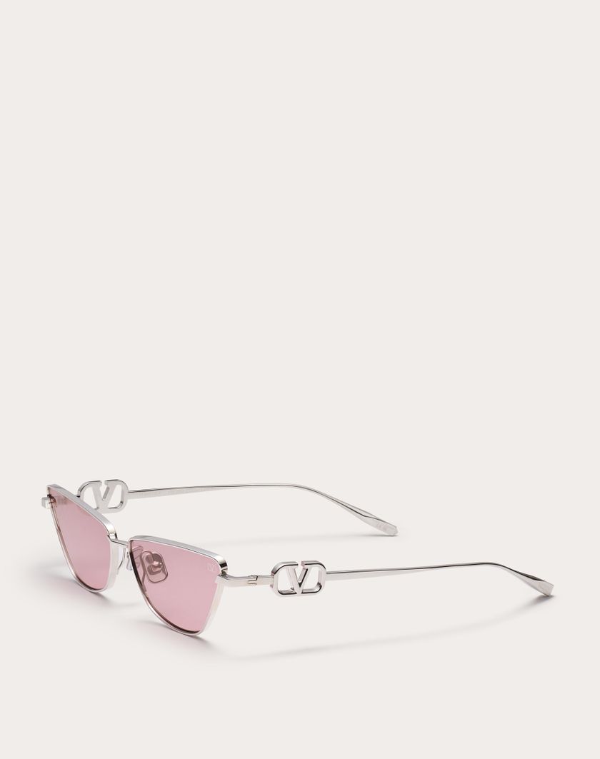 Valentino Handbags Vlogo Sign Occhiale Cat-eye In Titanio in Bordeaux | Valentino IT Offerta speciale della fabbrica